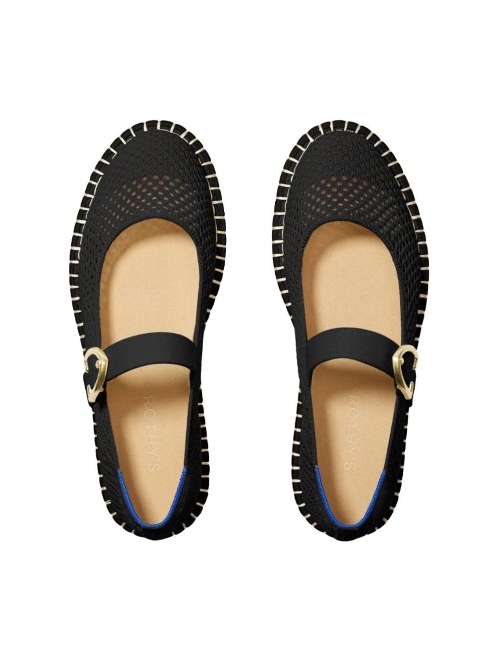 ROTHY'S The Espadrille Mary Jane Black NWOB $149 Sz 7 SOLD OUT